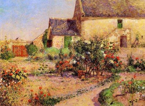 unknow artist The Garden at Kervaudu Sweden oil painting art